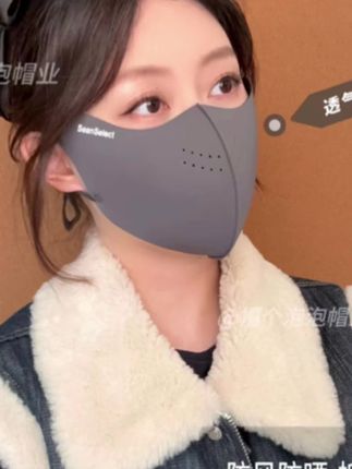 【泡泡家秋冬加绒款】保暖口罩防风防雾户外骑行面罩防寒立体透气#口罩#户外口罩#骑行口罩 #防护面罩 #