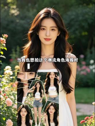 潮流角色海报教程来咯 潮流角色海报教程来咯#剪辑教程 #剪映#剪映图片设计 #教程