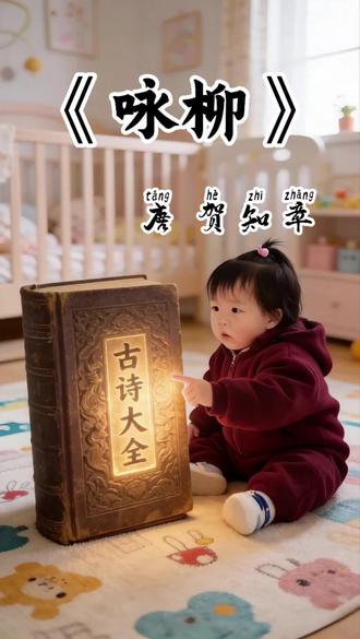 教娃学《咏柳》,和娃一起解锁柳条的美
#幼儿古诗启蒙 #早教动画 #育儿干货 #亲子共读 #学古诗