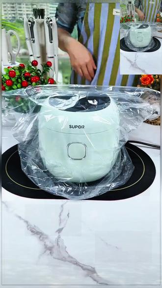 苏泊尔电饭煲小型电饭锅陶瓷涂层内胆可拆卸上盖智能多功能微压锅