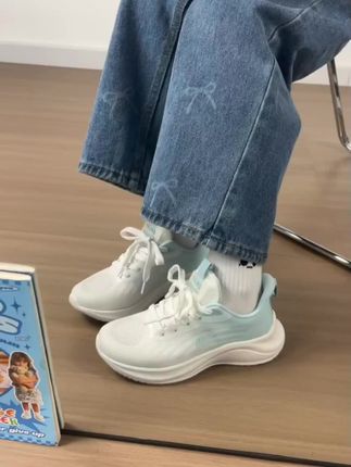 #运动鞋推荐 海盐蓝鞋子女鞋春夏季新款网面运动鞋女透气百搭轻便软底网鞋#网面透气鞋 #百搭软底鞋 #跑步鞋推荐 #休闲鞋