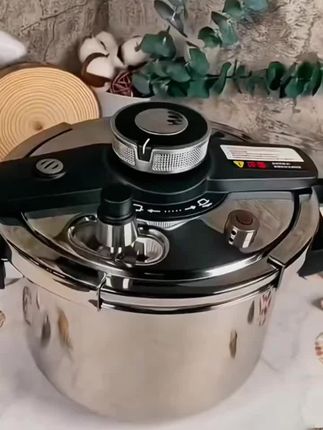 #双十一提前购  steampunk/思丁姆6/9升容量304不锈钢防爆新款高压锅电磁炉通用#爆款热卖中 #压力锅 #厨房好物 #高压锅推荐  @DOU+上热门 @抖加🔥上热门🔥dou+🔥热点宝 @DOU+小助手