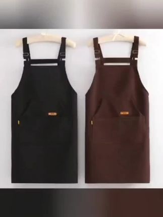 【餐饮专用围裙厨房家用定制logo印字时尚简约防污透气上班工作服女】#新款多口袋围裙#可调节防泼水围裙#防水防油,耐脏耐磨#时尚大气又实用#质量杠杠的好
