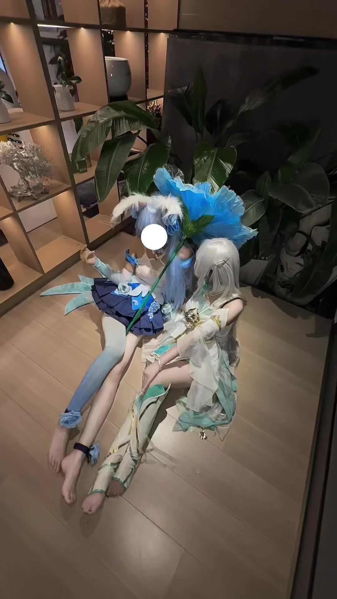 宝宝,别忘了今天还有我陪你吖!#西施游龙清影#公孙离花间舞#cos#王者荣耀#Live实况