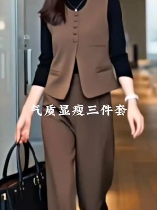 #创作灵感 #与众不同 #显高显瘦 #马甲三件套装