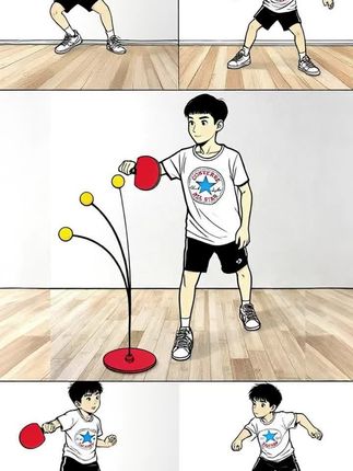 #乒乓球训练器 #儿童运动