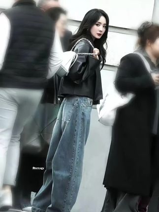 幂姐同款牛仔裤一比一定制,四季款,显瘦百搭遮肉#谁穿谁好看系列 #杨幂#牛仔裤