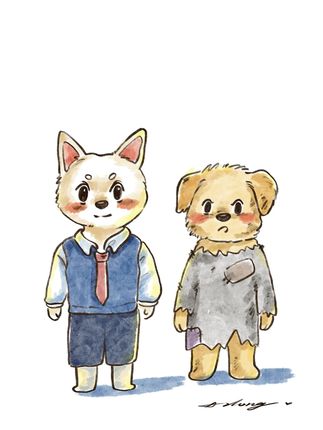 这也太难猜了吧! #画一个故事#搞笑#狗狗#狗狗的心思都写在脸上了 #流浪狗
