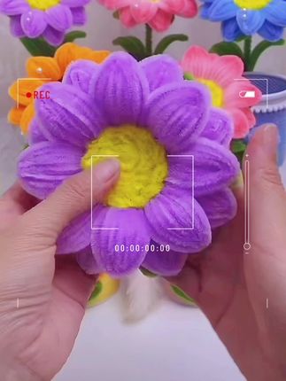 【卡片+礼袋】向日葵笔筒扭扭棒送老师教师节礼物手工DIY材料包#手工花艺 #我的手工作品 #创意手工 #学花艺