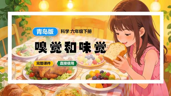 嗅觉和味觉青岛版科学课件六年级下册公开课新教材教案备课 #青 #青岛版 #青岛版科学 #科学公开课 #科学课件 #小学科学 #科学新教材 #科学备课