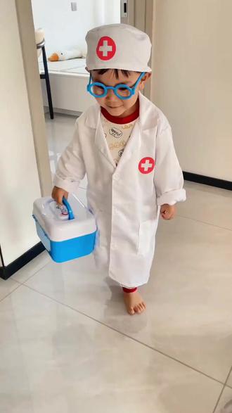 儿童仿真小医生玩具套装医疗箱女孩打针认知护士男孩过家家听诊器#宝宝医生玩具 #宝宝医生过家家 #宝宝医生玩具套装 #宝宝医生