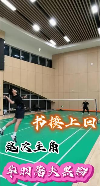 测试屠夫黑粉,不多赘叙#华羽屠夫 #刘辉羽毛球