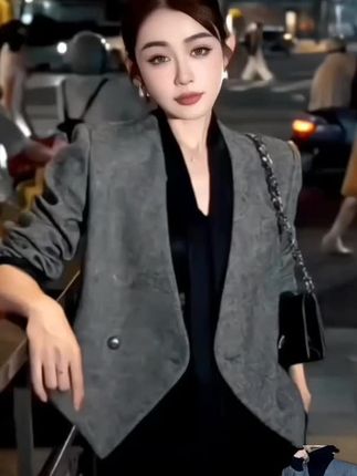 时尚气质西装外套#早秋西装外套推荐 #潮流感西装外套推荐 #女生西装外套穿搭 #通勤搭配 #女装