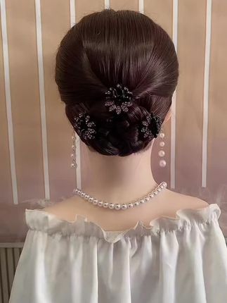 #编发最美编发 #日常盘发造型教学 #编发简单易学 #简单的盘发教程视频