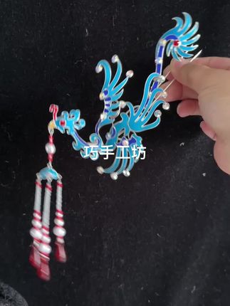 老款新做,绝美#戏曲头饰手工制作 #点绸戏曲头饰 #非遗传承 #汉服之美在华夏