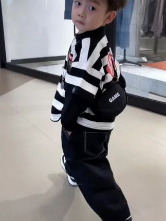 男童春秋套装#高品质童装 #帅气出场 #整条街最靓的仔