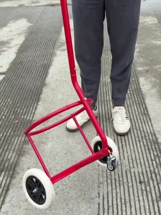 #创作灵感 网红倒水小推车拉粪车家用垃圾车泔水车倒脏水轻便挑水神器省力#移动小推车 #搬运货物好帮手摆摊万能小推车#折叠式手推车