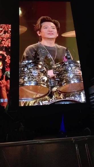 这是打鼓的阿Wing#beyond经典歌曲 真的爱你🤟,感谢朋友分享的视频