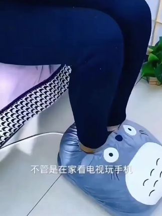 暖脚宝插电加热鞋,充电办公室取暖加热暖手宝,冬天家用脚冷暖脚#