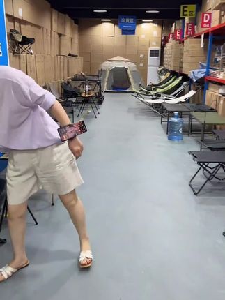 KMY网纱三档可调节月亮椅 户外露营居家午休多用躺椅折叠椅特舒服@DOU+小助手