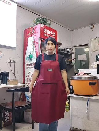 加长防水围裙厨房做饭围腰防油污新款男女时尚工作服服务员印字#围裙#质量杠杠滴 #值得拥有噢