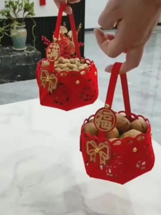 中秋乔迁之喜手提篮装饰新居礼物搬新家颜色入伙客 厅仪式布置用品摆件#乔迁可乐贴纸#乔迁之喜大吉大利#乔迁新居布置装饰摆件