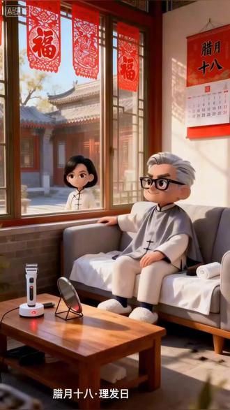 腊月十八·理发日
#中国传统文化#老北京#过年#历练在红尘