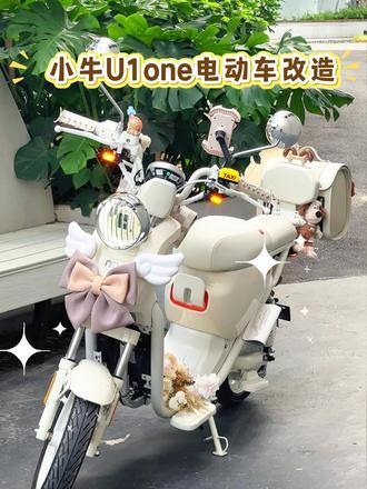 🤩新国标小牛u1one改造完也泰好看了吧! #电动车改造 #电动车装饰 #电动车好物 #改造电动车 #小牛u1one
