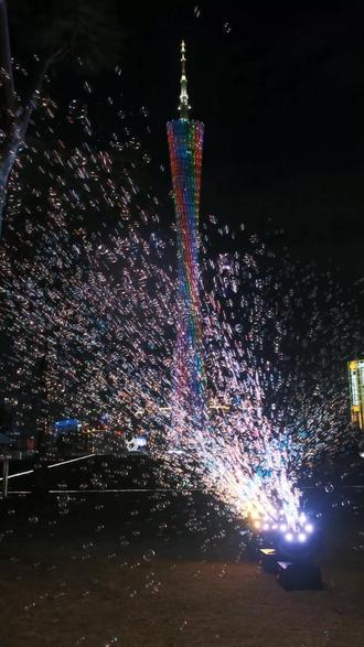 实景效果,烟花泡泡机物美价廉