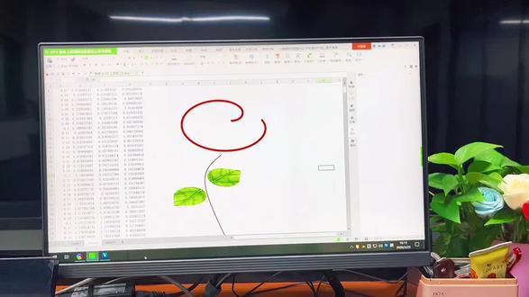 Excel送你一朵小红花😀