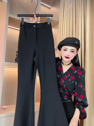 #微喇裤#喇叭裤#休闲裤#休闲微喇裤#西装裤