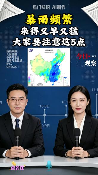 今年暴雨为啥这么多? 今年暴雨为啥来得这么早、这么猛?厄尔尼诺、全球变暖、冰山融化全在 “发力”,大家子真的要当心了#天气 #暴雨 #知识分享 #极端天气 #厄尔尼诺