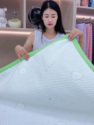 颜值高 质感好 冰凉透气的冰豆豆凉席你入手了吗?#家纺床上用品 #柔软亲肤 #冰豆豆凉席