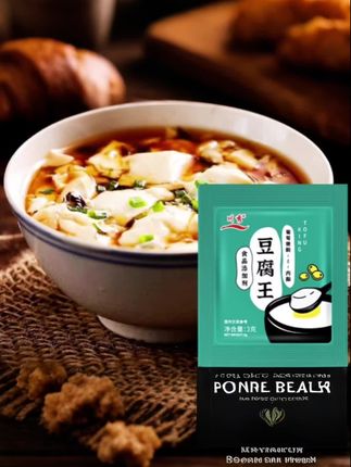 #AI扩图 川秀葡萄糖内酯豆腐王家用自制豆腐豆腐花豆腐脑凝固剂 3g /袋