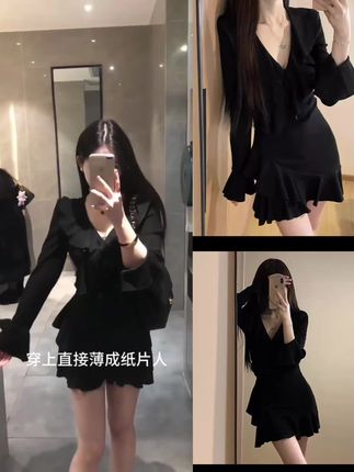 这条赫本风小黑裙真的太绝了,姐妹们一定要拥有它!它是今年超级火的元素,穿上就是人群焦点,而且特别显瘦遮肉,不管你是梨形还是苹果型身材都能轻松驾驭。面料柔软舒适又透气,夏天穿也不会闷热,关键是价格还很便宜,性价比超高,喜欢的宝贝赶紧入手吧!#赫本小黑裙 #显瘦穿搭 #减龄穿搭 #秋季穿搭