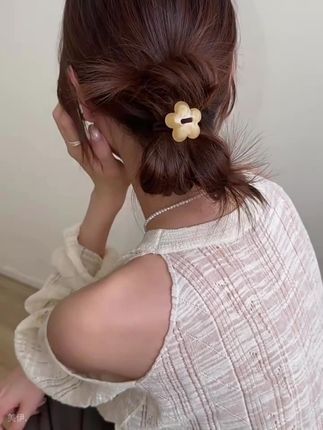 森系小花头绳#头绳 #发圈 #头饰发饰 #美出高级感 #发圈头绳