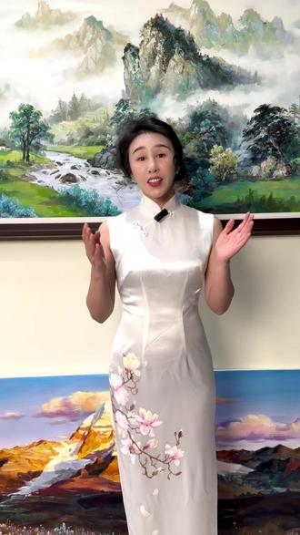 油画居然也能画出国画山水的感觉? #直播预热 #直播 #油画 #原创艺术