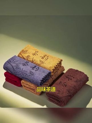 功夫茶巾茶布吸水加厚茶具毛巾茶几茶桌布禅意抹布垫茶台茶道用具