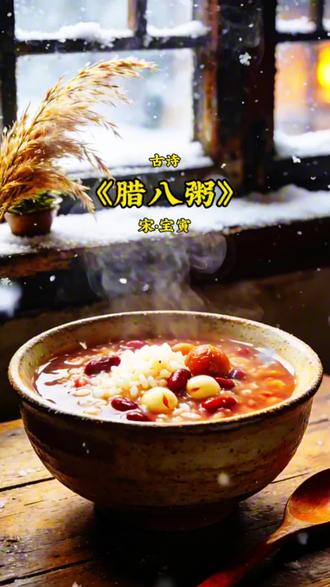 腊八粥#宋·宝寅#学古诗#传统文化
