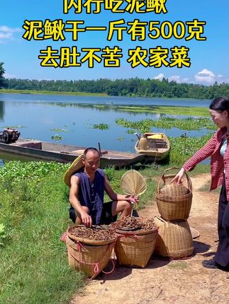 渔民自家小土货,无骨无刺去肚不苦,没有泥沙,下饭下酒炒菜炖汤煮火锅,开胃又好吃,万绿湖客家风味#泥鳅干#优质农产品#妈呀太香了#农村美食