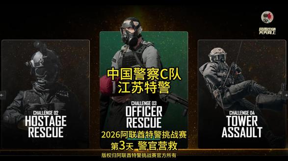 2026阿联酋特警挑战赛第3天中国警察C队江苏特警第六 2026阿联酋特警挑战赛,第3天警官营救,中国警察C队江苏特警,发挥出色,名列单项第六。 #阿联酋特警挑战赛 #江苏特警 #特警 #特警力量