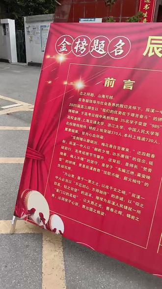 辰溪一中2025年高考985喜报