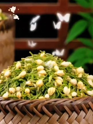 【特级茉莉飘雪】正宗茉莉花茶新茶浓香型茉莉飘雪绿茶花茶#口感非常好 #花茶 #茉莉花茶#茉莉飘雪