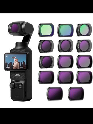 性价比拉爆,pocket3滤镜推荐,ND镜 偏光镜 广角镜 黑柔镜 全包#pocket3 #pocket3配件 #pocket3滤镜 #pocket3增广镜 #大疆pocket3