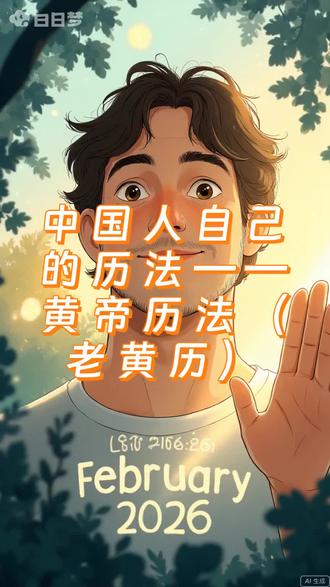 中国人自己的历法——黄帝历法(老黄历) 为什么我们既用公历,又过农历?公历2026年对应中华本历多少年?白晓为你揭秘:黄帝纪元4723年、干支纪年丙午马年!中华本历并非阴历,而是融合日月规律的阴阳合历,内藏三大精妙设计。想知道“天人合一”的生活哲学吗?#文化 #历法 #农历 #传统文化 #白日梦AI