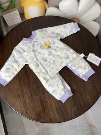宝宝保暖衣套装高腰护肚纯棉婴幼儿夹棉家居服新生儿分体加厚睡衣 宝宝保暖衣套装高腰护肚纯棉婴幼儿夹棉家居服新生儿分体加厚睡衣
