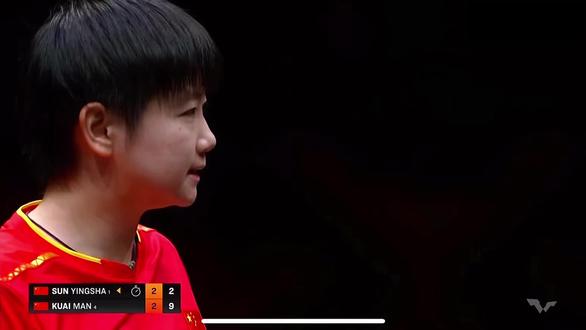 听到解说的话更想哭了_对自己好一点吧莎莎!
连轴转的比赛_你总是将笑脸带给我们_从来不说自己有多累_你的健康比任何赛事都要重要_你永远是最棒的!#孙颖莎