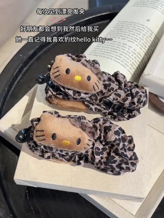 kitty香蕉夹 香蕉夹真的是扁头女生的福音发量多少都合适!! 夹 #香蕉夹推荐 #好看的发夹种草 #韩系香蕉夹 #马尾发卡 #kitty猫发夹
