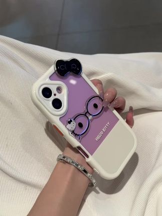 今天是戴眼镜🤓的kitty #爱了爱了 #手机壳高级小众 #手机壳耐脏高级感