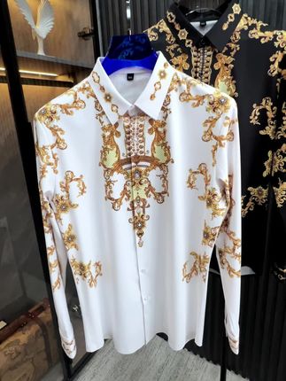 金纹衬衫不仅百搭,还跟秋天很搭哦 #高级感穿搭 #只做高品质 #谁穿谁好看 #穿出高级感 #品质男装